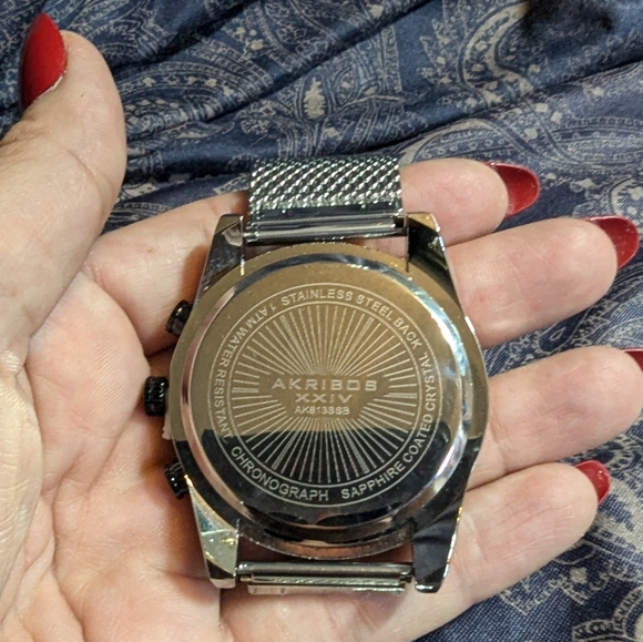 Akribos XXIV Men's Quartz Chronograph Watch - Picture 4 of 5